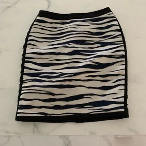 Ann Taylor Zebra Print Skirt
